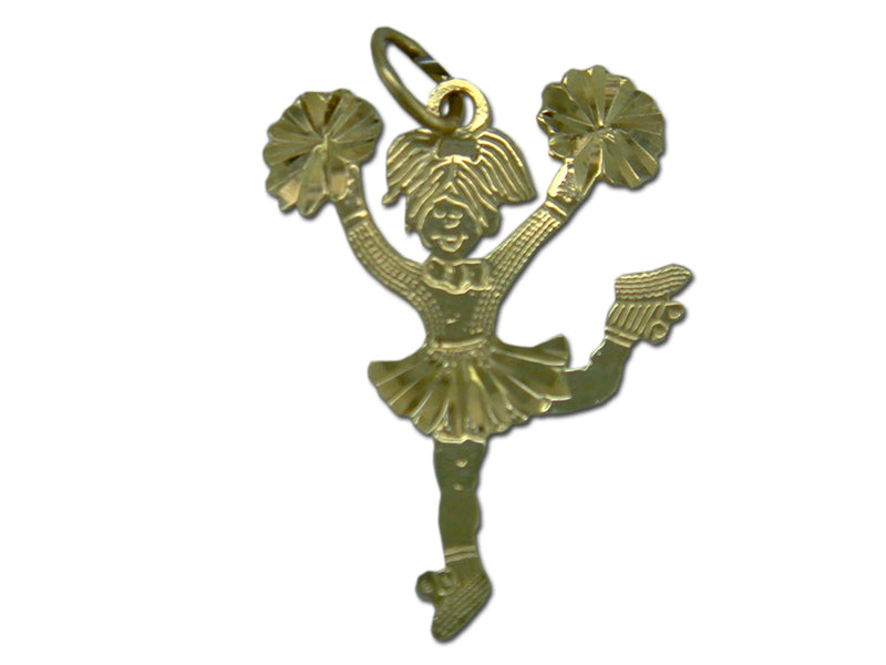 Iceskater 14 kt Gold Pendant
