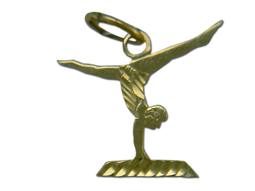 Gymnast 14 kt Gold XS Pendant