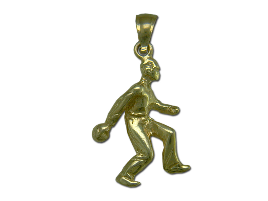 Bowler 14 kt gold Small Pendant