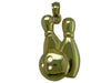 Bowling Pins and Ball 14 kt gold Small Pendant