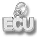 East Carolina University ECU Silver Pendant