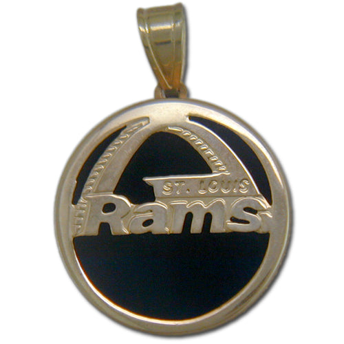 Los Angeles Rams charm (ONYX)