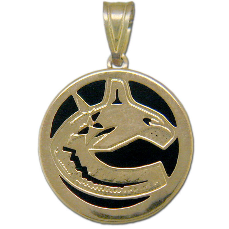 Vancouver Canucks  C Logo with Black Onyx