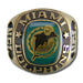 Miami Dolphins Large Classic Goldplated NFL Ring