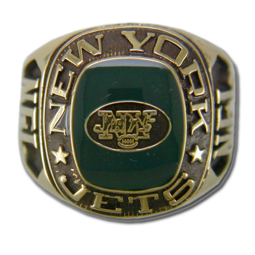 New York Jets Classic Goldplated NFL Ring