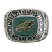 Philadelphia Eagles Large Classic Silvertone NFL Ring