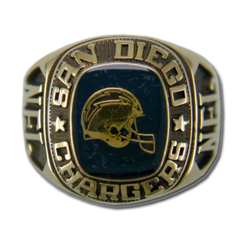 San Diego Chargers Classic Goldplated NFL Ring
