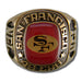 San Francisco 49ers Classic Goldplated NFL Ring