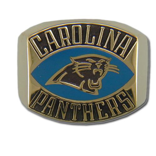 Carolina Panthers Contemporary Style Goldplated NFL Ring
