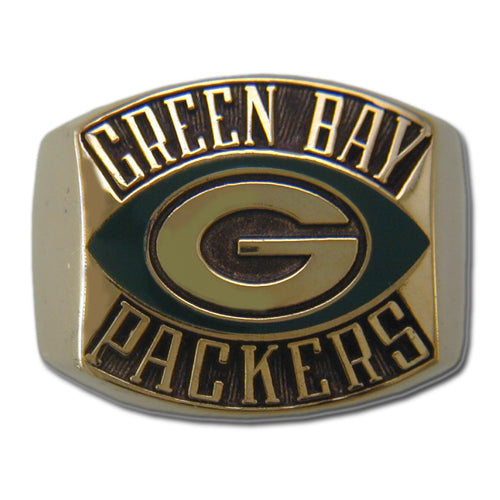 Green Bay Packers Contemporary Style Goldplated NFL Ring