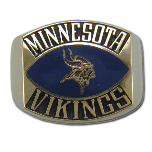 Minnesota Vikings Contemporary Style Goldplated NFL Ring