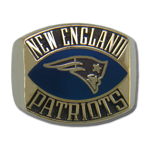 New England Patriots Contemporary Style Goldplated NFL Ring