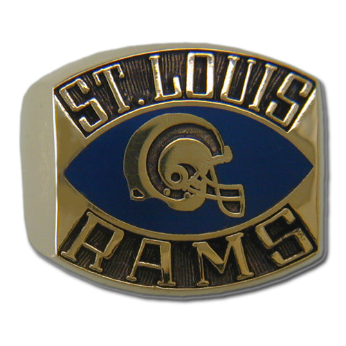 St. Louis Rams Contemporary Style Goldplated NFL Ring