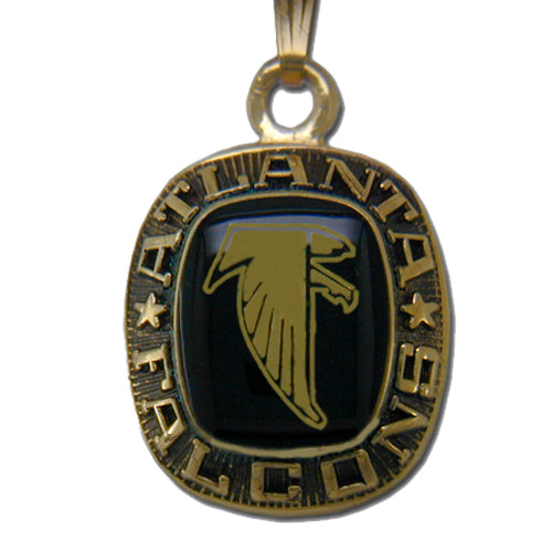 Atlanta Falcons Goldtone Pendant with Enamel