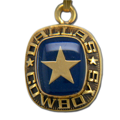 Dallas Cowboys Goldtone Pendant with Enamel