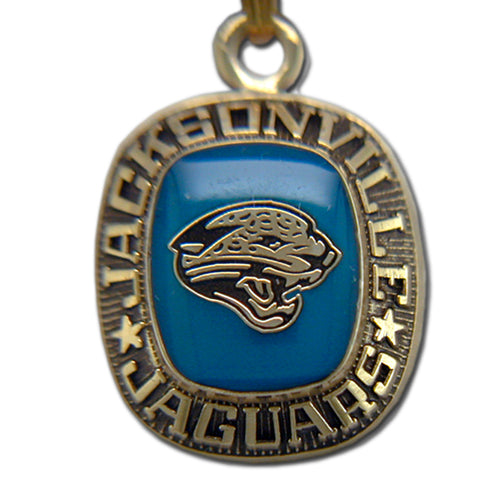 Jacksonville Jaguars Goldtone Pendant with Enamel