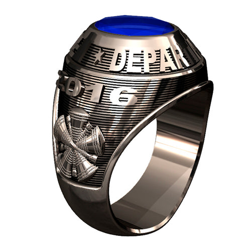 Mens Traditional Firefighter Ring - Classic Style. Made in the USA ...