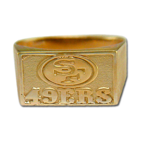 San Francisco 49ers mens large rectangular ring