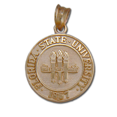 Florida State University Seal 10 kt Gold Pendant