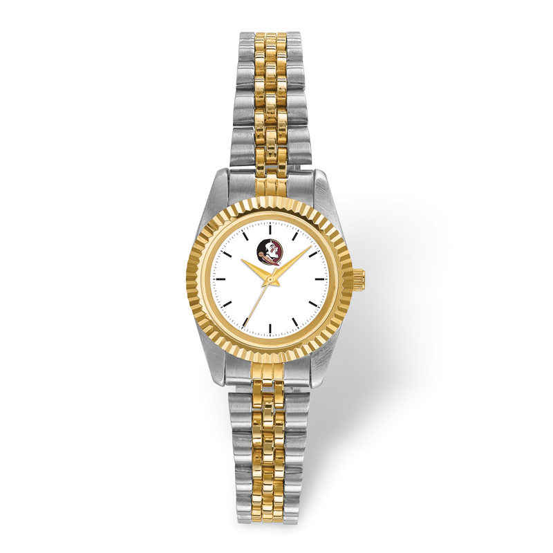 LogoArt Florida State University Pro Two-tone Ladies Watch