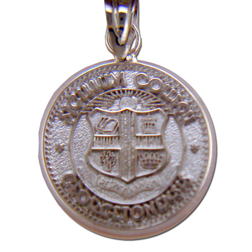 Georgetown College Seal Silver Pendant