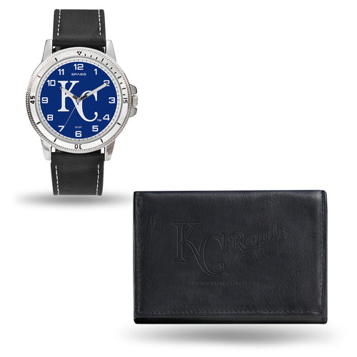 MLB Kansas City Royals Leather Watch/Wallet Set by Rico Industries