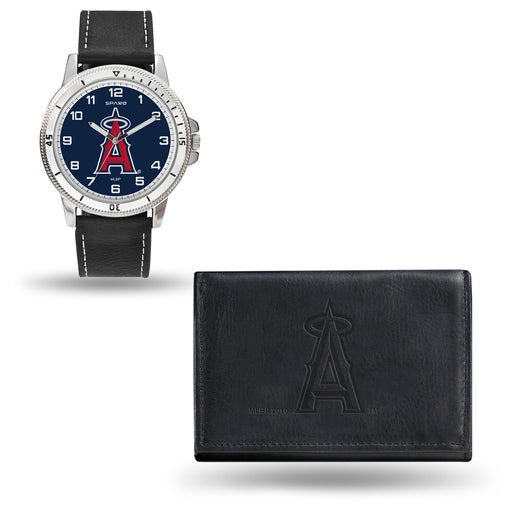 MLB Los Angeles Angels Leather Watch/Wallet Set by Rico Industries
