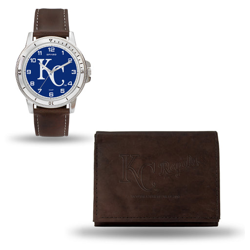 MLB Kansas City Royals Leather Watch/Wallet Set by Rico Industries