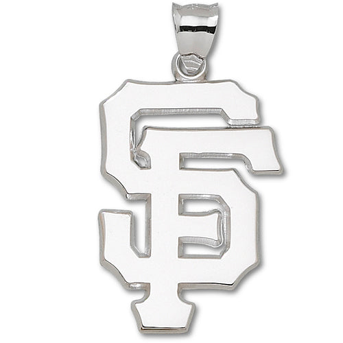 San Francisco Giants "SF" Giant Silver Pendant