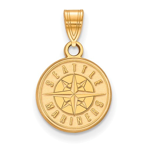 SS w/GP MLB  Seattle Mariners Small Logo Pendant