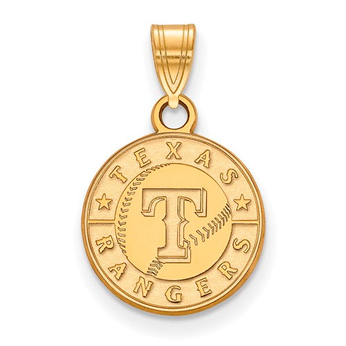 SS w/GP MLB  Texas Rangers Small Logo Pendant