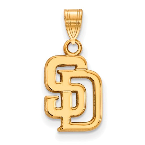 SS w/GP MLB  San Diego Padres Small Pendant