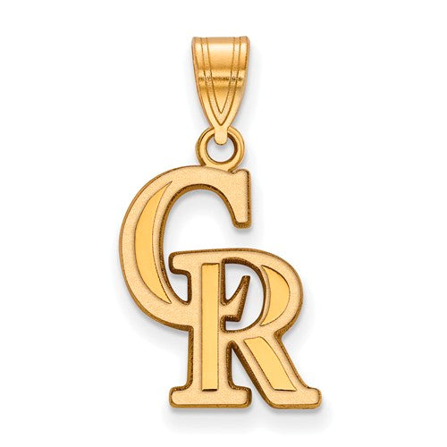 SS w/GP MLB  Colorado Rockies Medium Pendant