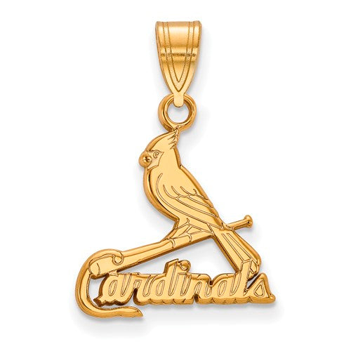 SS w/GP MLB  St. Louis Cardinals Medium Logo Pendant