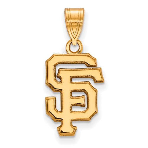 SS w/GP MLB  San Francisco Giants Medium Cap Logo Pendant