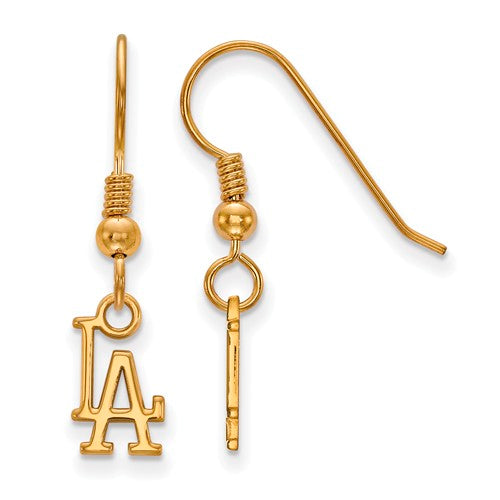 SS w/GP MLB  Los Angeles Dodgers XS Dangle Earrings