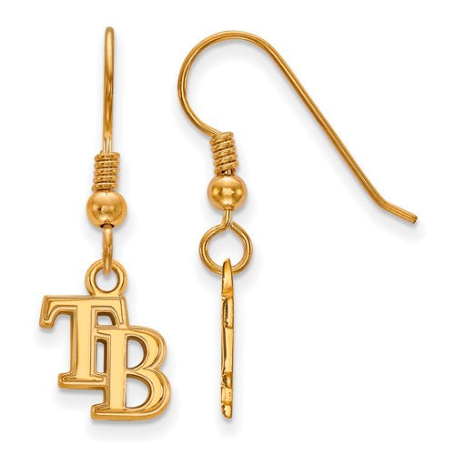 SS w/GP MLB  Tampa Bay Rays XS Dangle Earrings