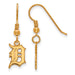 SS w/GP MLB  Detroit Tigers Small Dangle Earrings