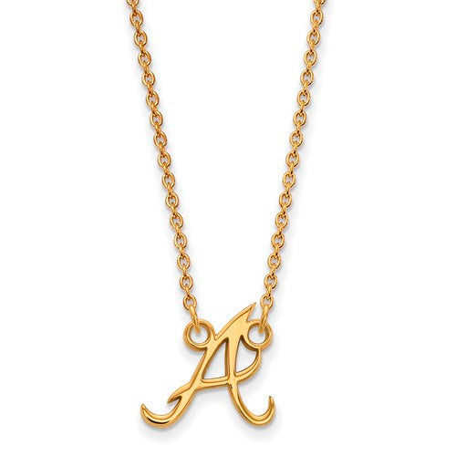 SS w/GP MLB  Atlanta Braves Sm Pendant w/Necklace