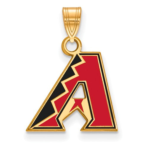 SS w/GP MLB  Arizona Diamondbacks Sm Enamel Pendant