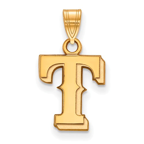 SS w/GP MLB  Texas Rangers Small Cap Logo Pendant