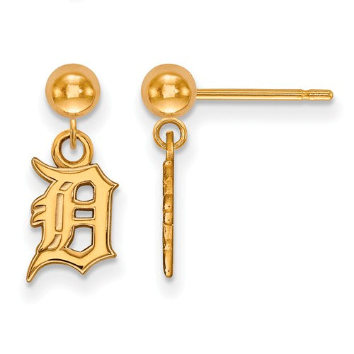 SS w/GP MLB  Detroit Tigers Earrings Dangle Ball