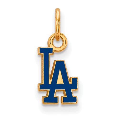 SS w/GP MLB  Los Angeles Dodgers XS Enamel Pendant