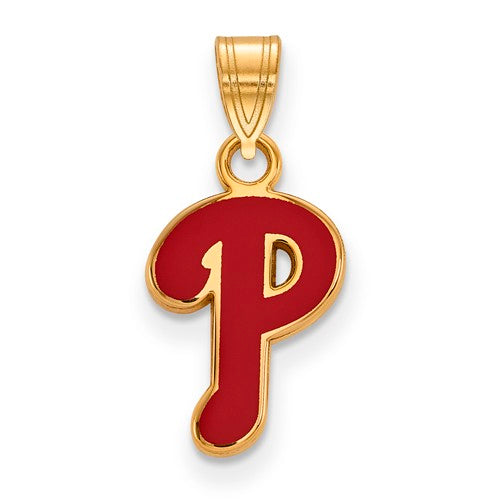 SS w/GP MLB  Philadelphia Phillies Small Enamel Pendant