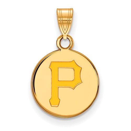 SS w/GP MLB  Pittsburgh Pirates Small Enamel Disc Pendant