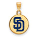 SS w/GP MLB  San Diego Padres Small Enamel Disc Pendant