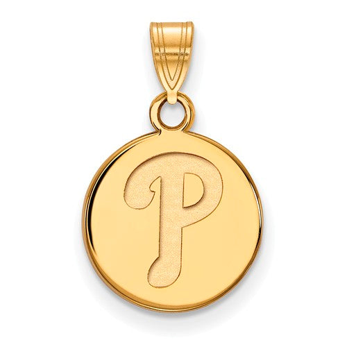 SS w/GP MLB  Philadelphia Phillies Small Disc Pendant