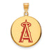 SS w/GP MLB  Los Angeles Angels Large Enamel Disc Pendant