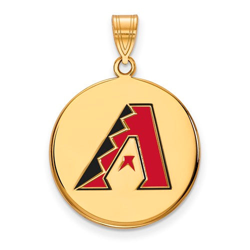 SS w/GP MLB  Arizona Diamondbacks Lg Enamel Disc Pendant