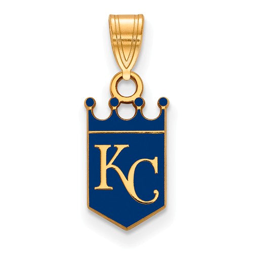 SS w/GP MLB  Kansas City Royals Small Enamel Pendant